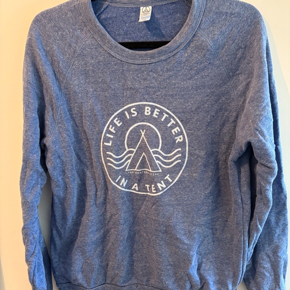 Life is better in a tent sweatshirt - Picture 2 of 5